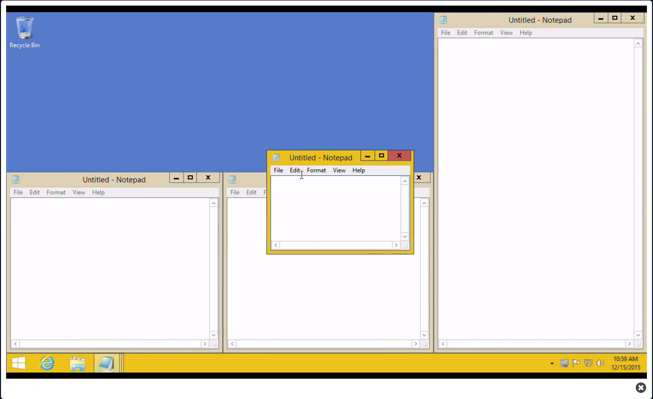 tiling window manager windows