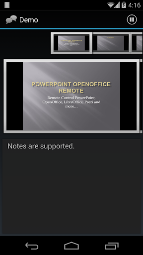 presentation remote on android